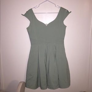 Sage green dress